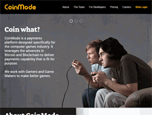 Tablet Screenshot of coinmode.com